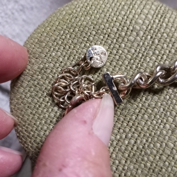 Loft statement runway necklace clear crystals colorful accents - Picture 4 of 6